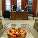 Here is the table watching Obama work. Image via Getty.